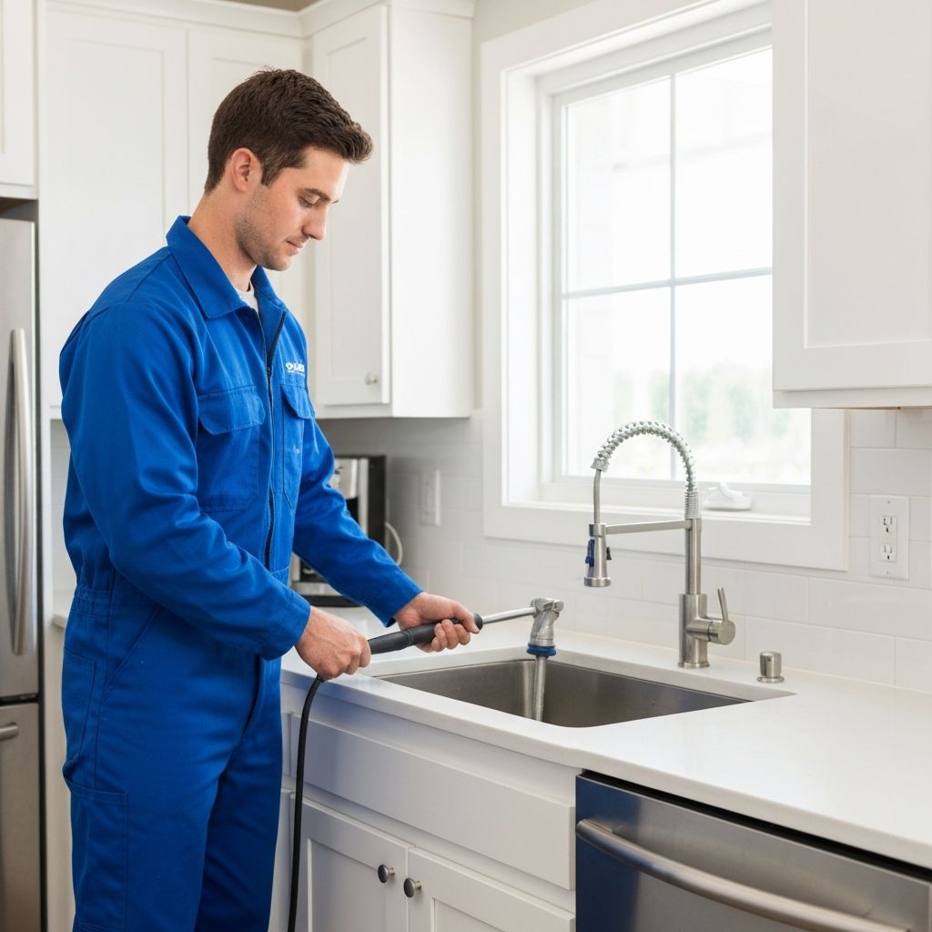 Professional drain cleaning service