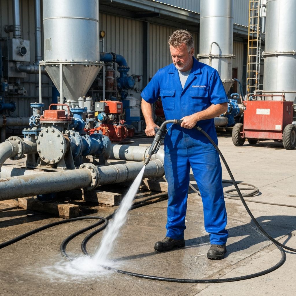 Hydro jetting service